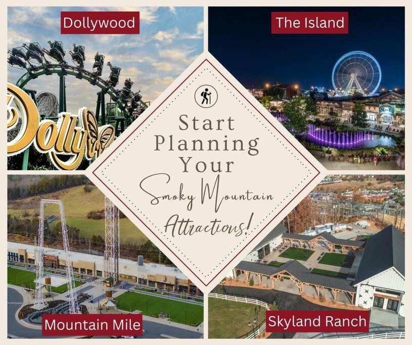 Enchanted Forest Cabin And Teepee! Lights & Laser Show! Private Hot Tub! Unique Stay! Sevierville Eksteriør bilde
