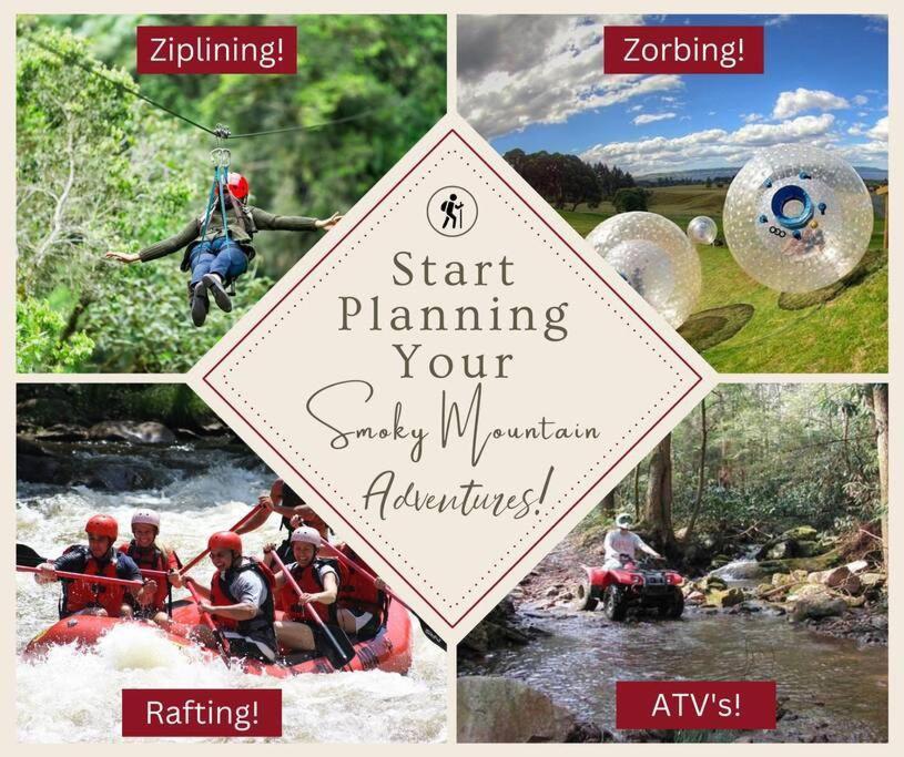 Enchanted Forest Cabin And Teepee! Lights & Laser Show! Private Hot Tub! Unique Stay! Sevierville Eksteriør bilde